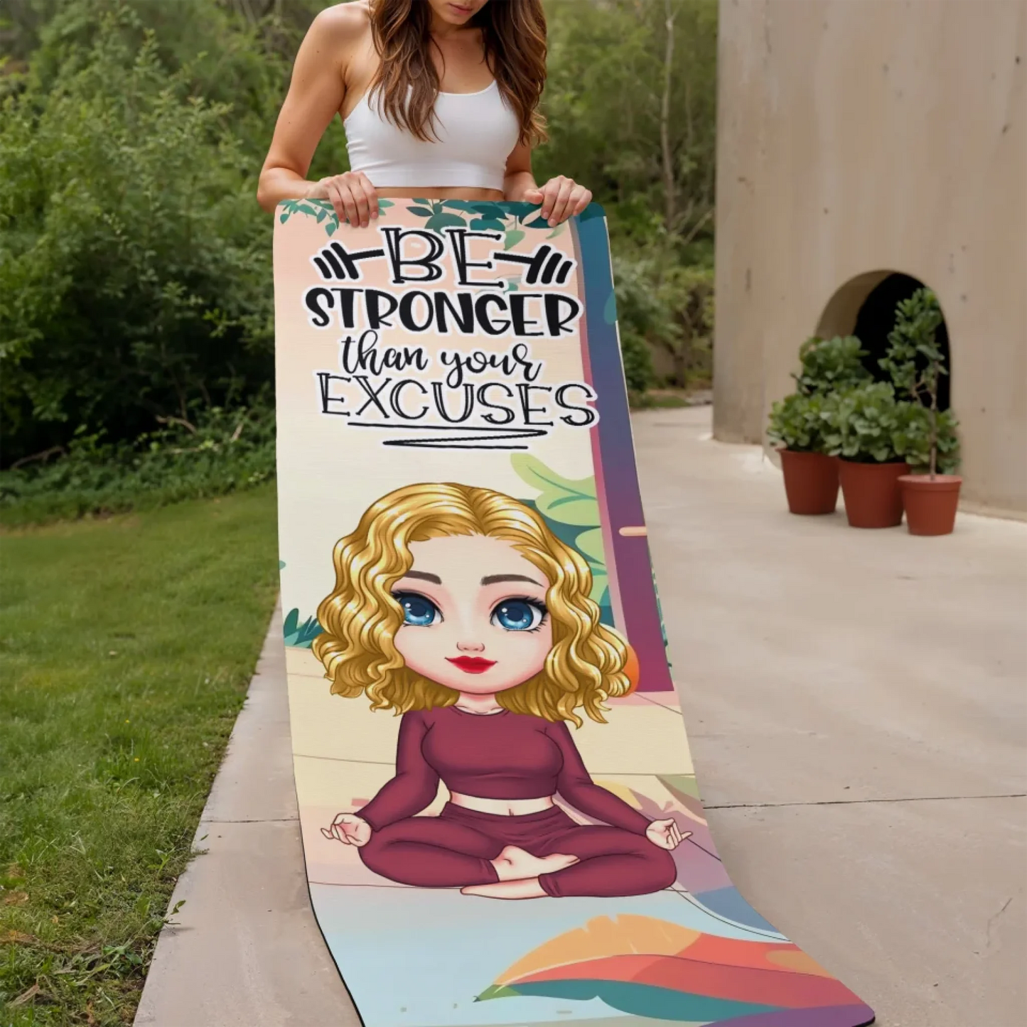 Rubber Yoga Mat Custom minta3